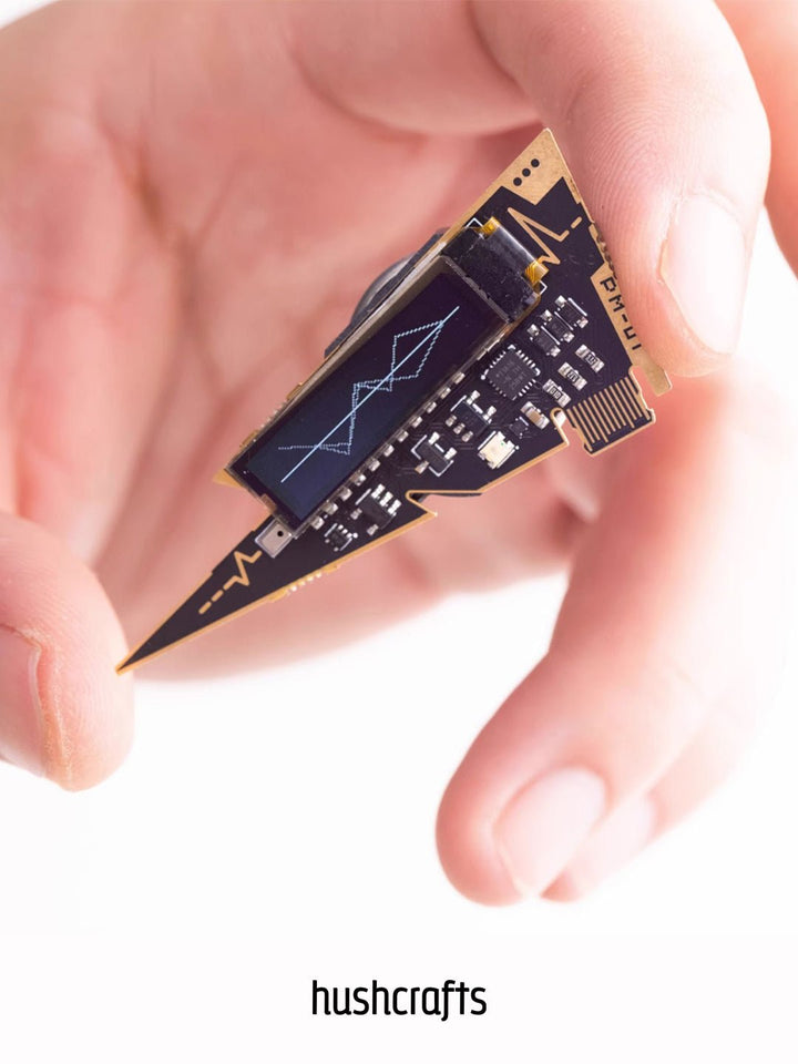 Cyberwave LED Earrings – Reactive Sound Display - hushcrafts