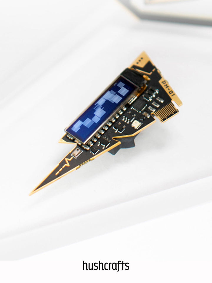 Cyberwave LED Earrings – Reactive Sound Display - hushcrafts