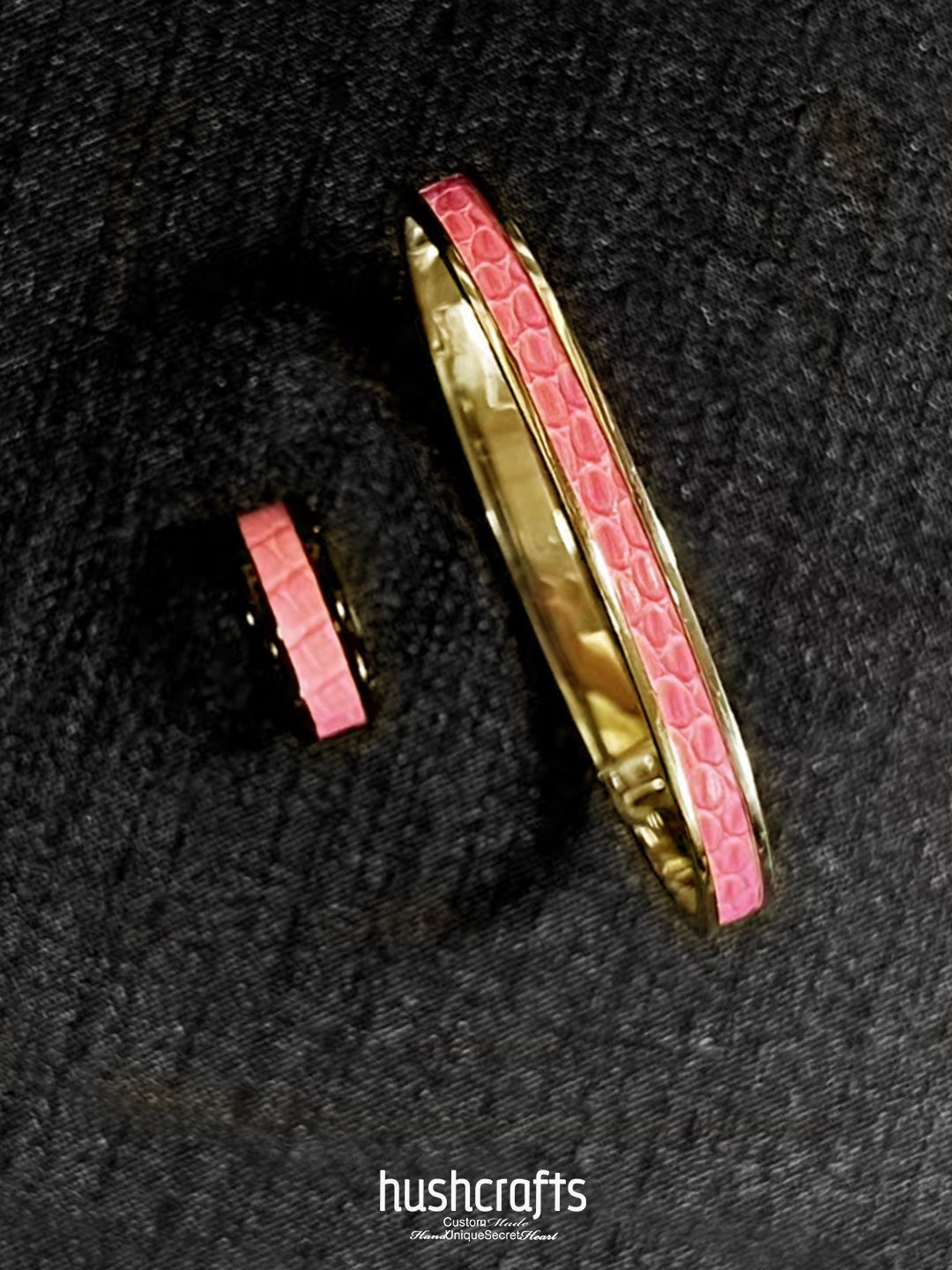 Gold Twilight Gleam Bangle – Lizard - hushcrafts