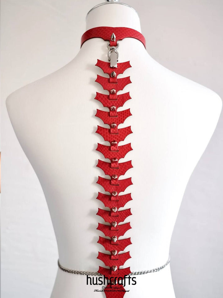 HushCrafts harness - “Nocturne Spine” - hushcrafts