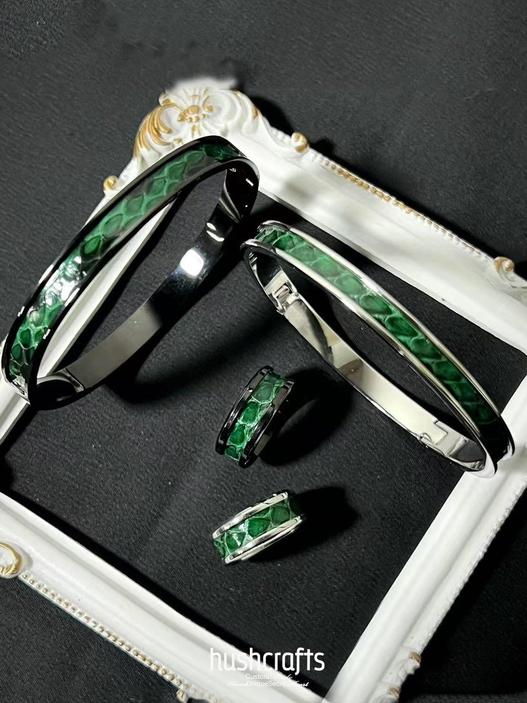 Serpent Muse Bangle – Python - hushcrafts