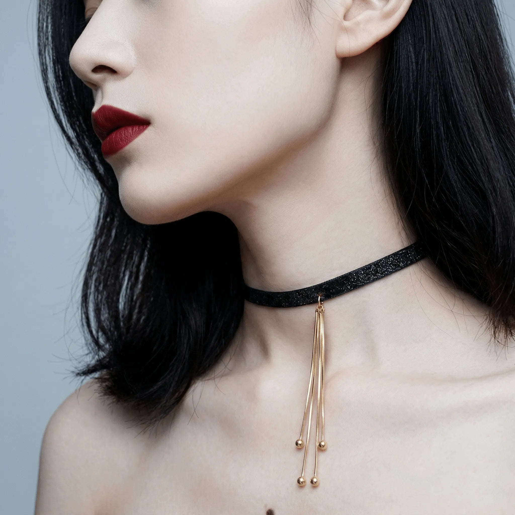Hushcrafts | The Gilded Void - Gold-Dusted Python Leather 