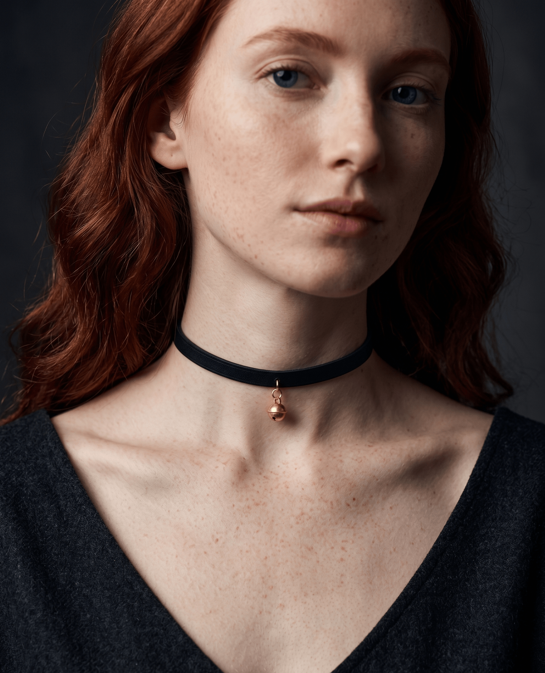 Hushcrafts | The Equinox Choker - Reversible Red & Black Dual-Tone
