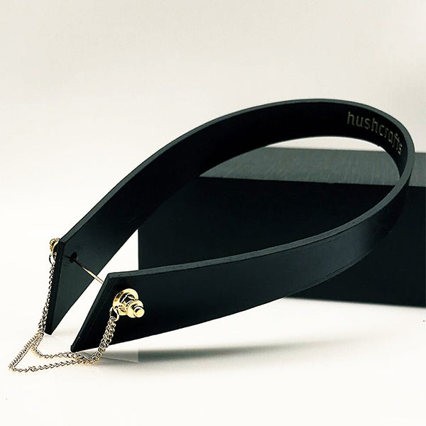 LEATHER CHOKER - hushcrafts