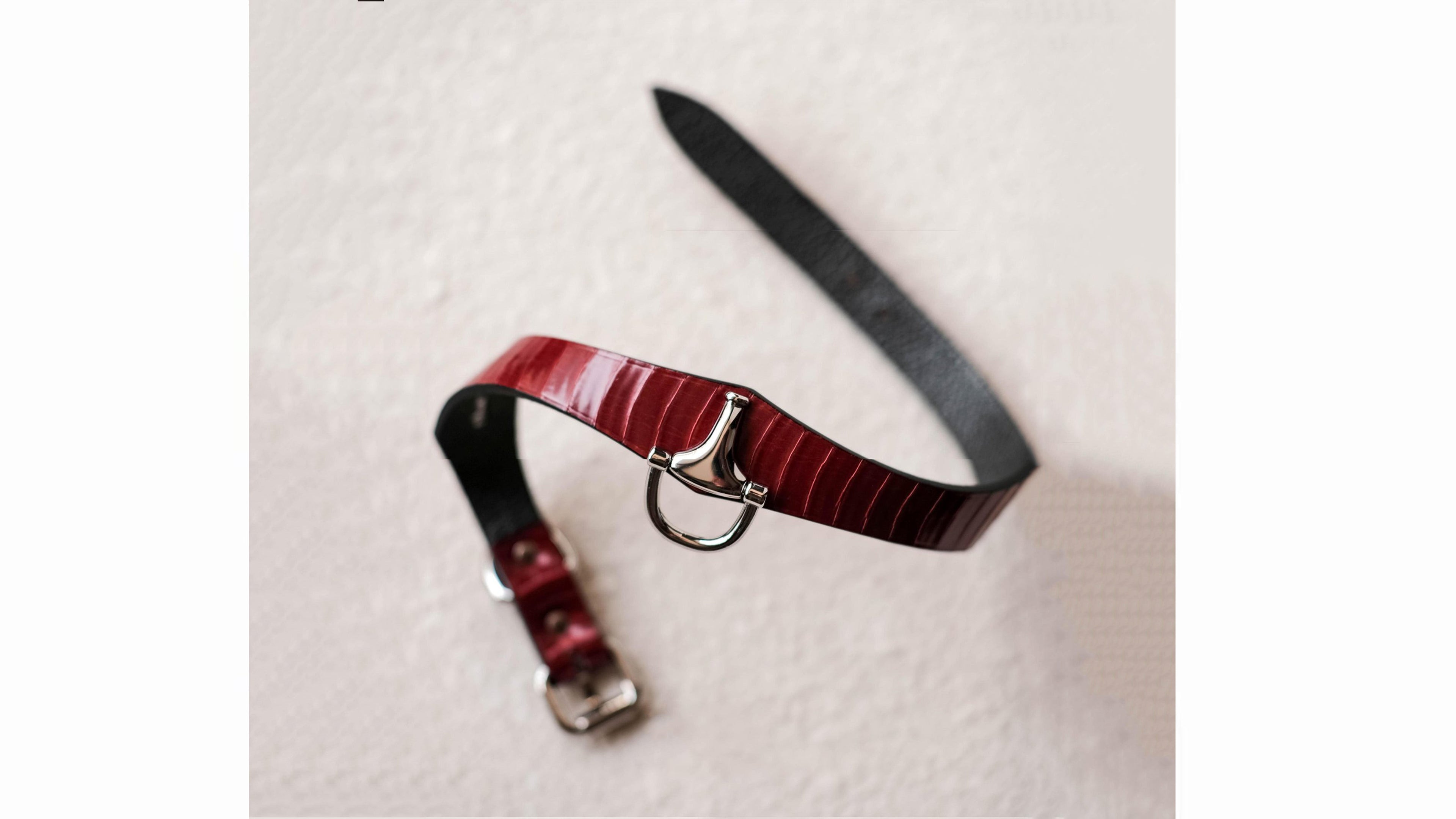 Leather Signature Collars - hushcrafts