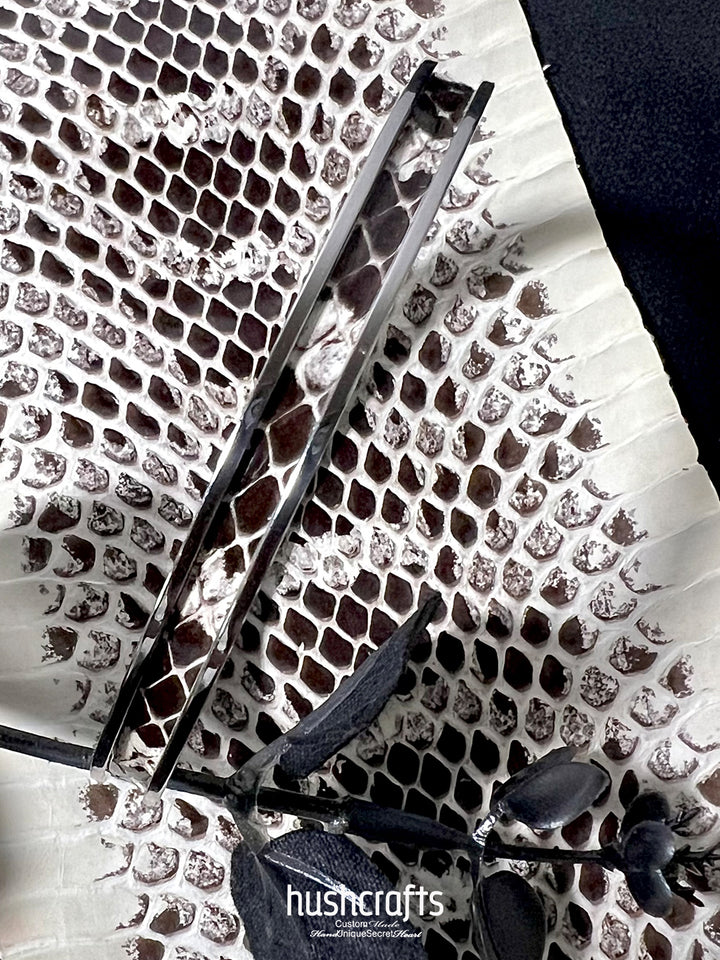 Schmales Krokodillederarmband „Petite Croc“