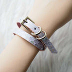 EchoWave II – Snakeskin LED Choker & Bracelet, Custom Engraving | Hushcrafts®