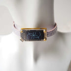 EchoWave II – Snakeskin LED Choker & Bracelet, Custom Engraving | Hushcrafts®