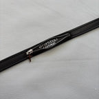 Open Secret – Hand-Stitched Leather Zipper Choker with Hidden Inscription | Hushcrafts®