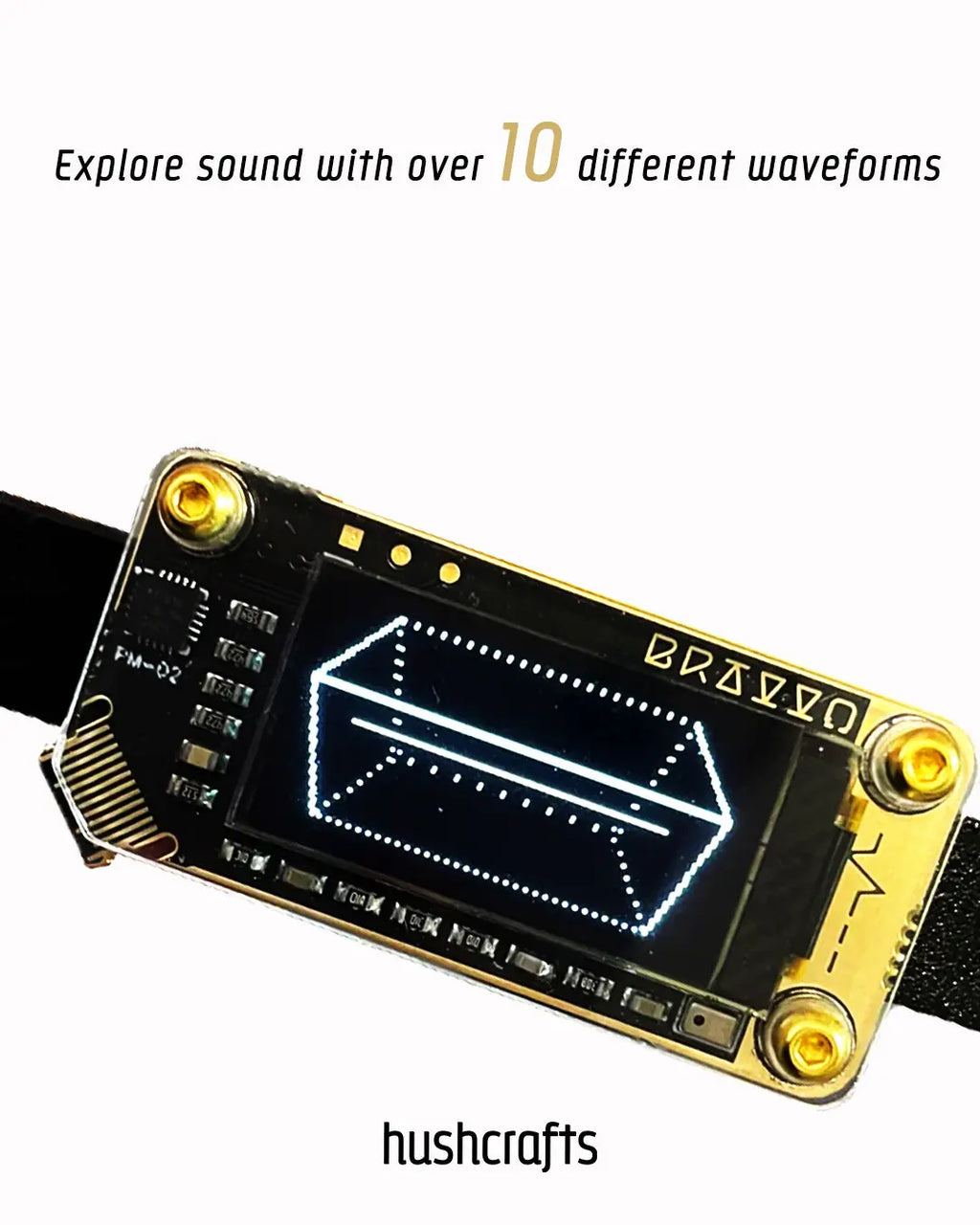 Sprachaktivierter LED-Lederchoker
