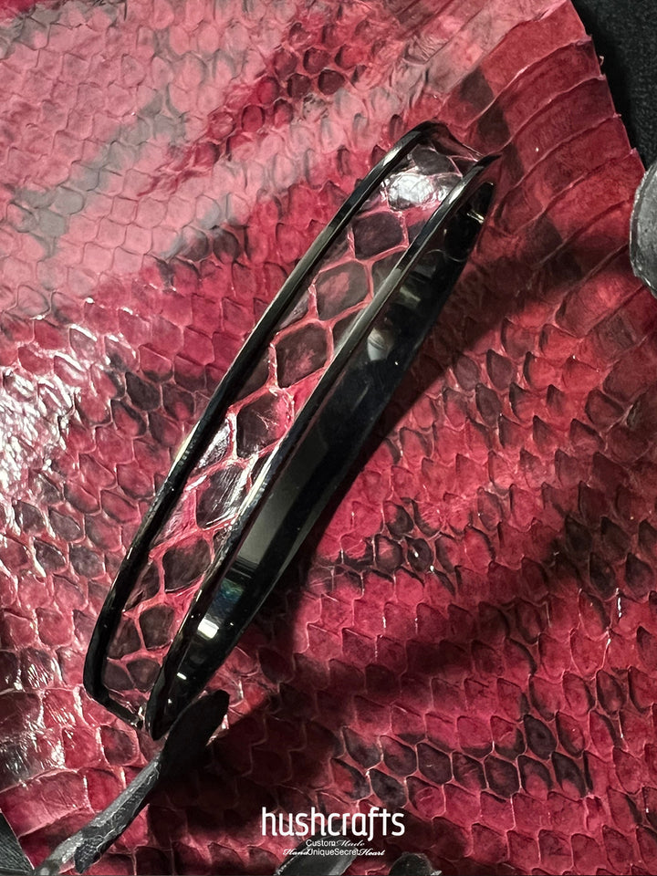 Schmales Krokodillederarmband „Petite Croc“