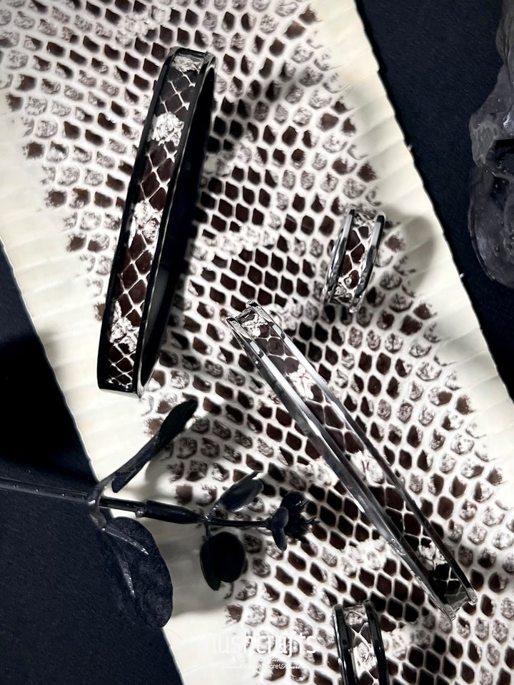 Schmales Krokodillederarmband „Petite Croc“