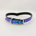 Vanguard Halsband – Halsband aus Schlangenleder mit Lammfellfutter und abschließbarem Verschluss | Hushcrafts®