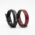 Cuff Set separated – both cuffs standing upright, inner lining visible