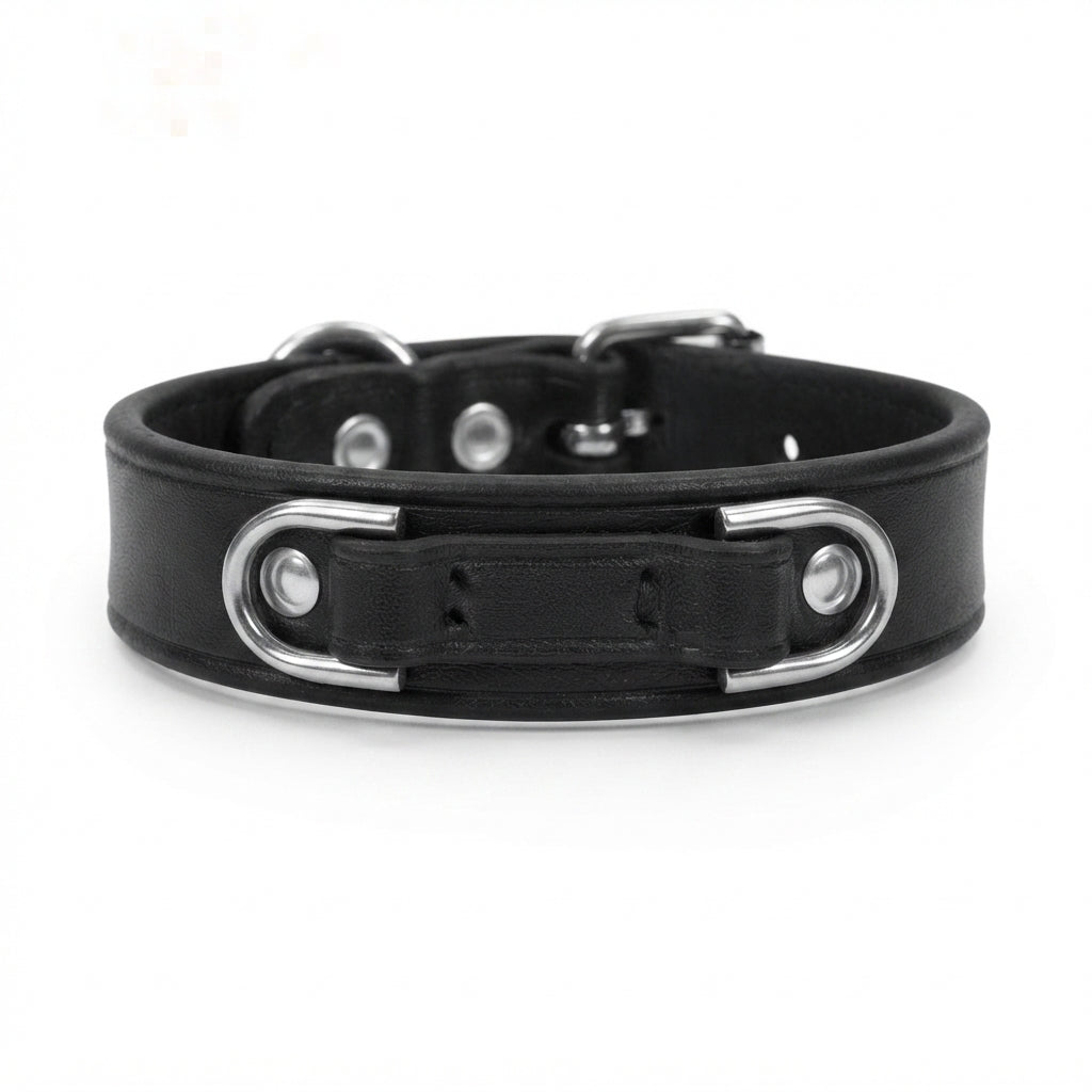 Tethered – Double-Snap Leather Wrist Cuff | Hushcrafts®