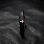 The Relic – Leather Choker with Cross | Hushcrafts®