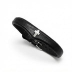 The Relic – Leather Choker with Cross | Hushcrafts®
