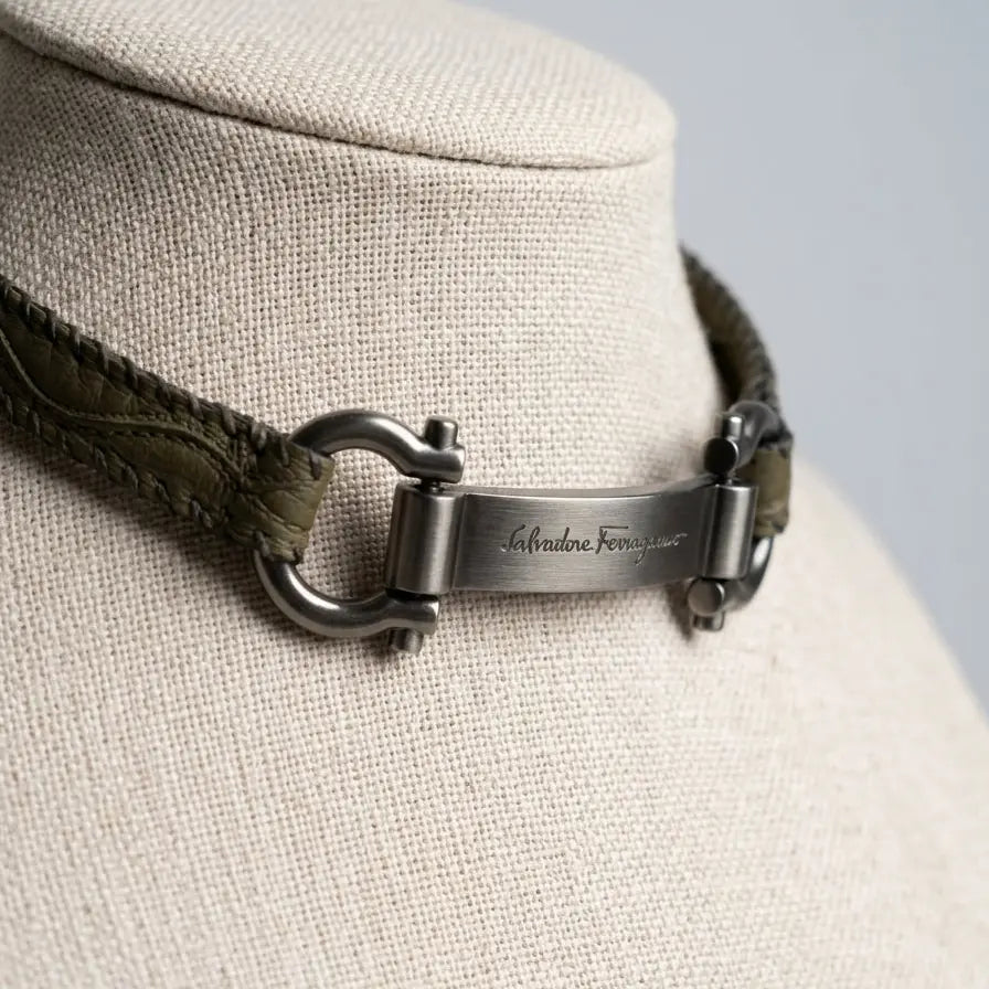 Oathkeeper – Knight-Inspired Leather Choker | Hushcrafts®