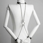 Spelled Out – Custom Letter Leather Collar with O-Rings | Hushcrafts®
