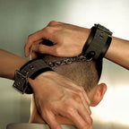 Close Bond – Men's Leather Choker & Restraint Set | Hushcrafts®