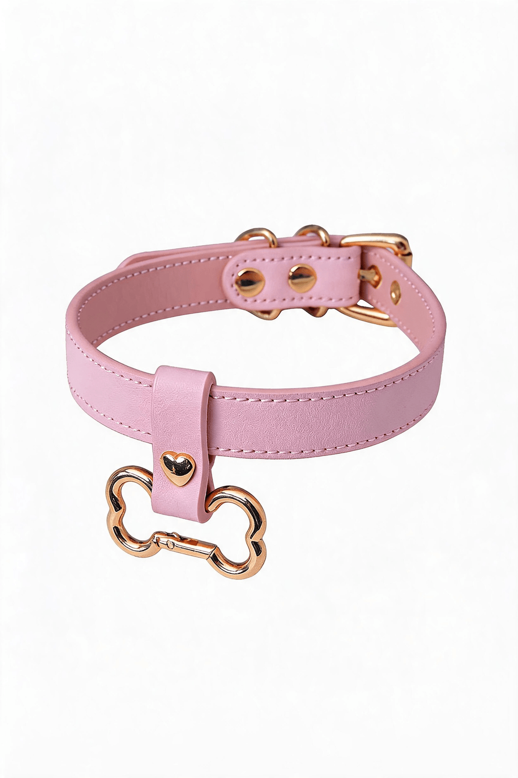 "Bone Bound" Leather Choker - Hushcrafts LLC