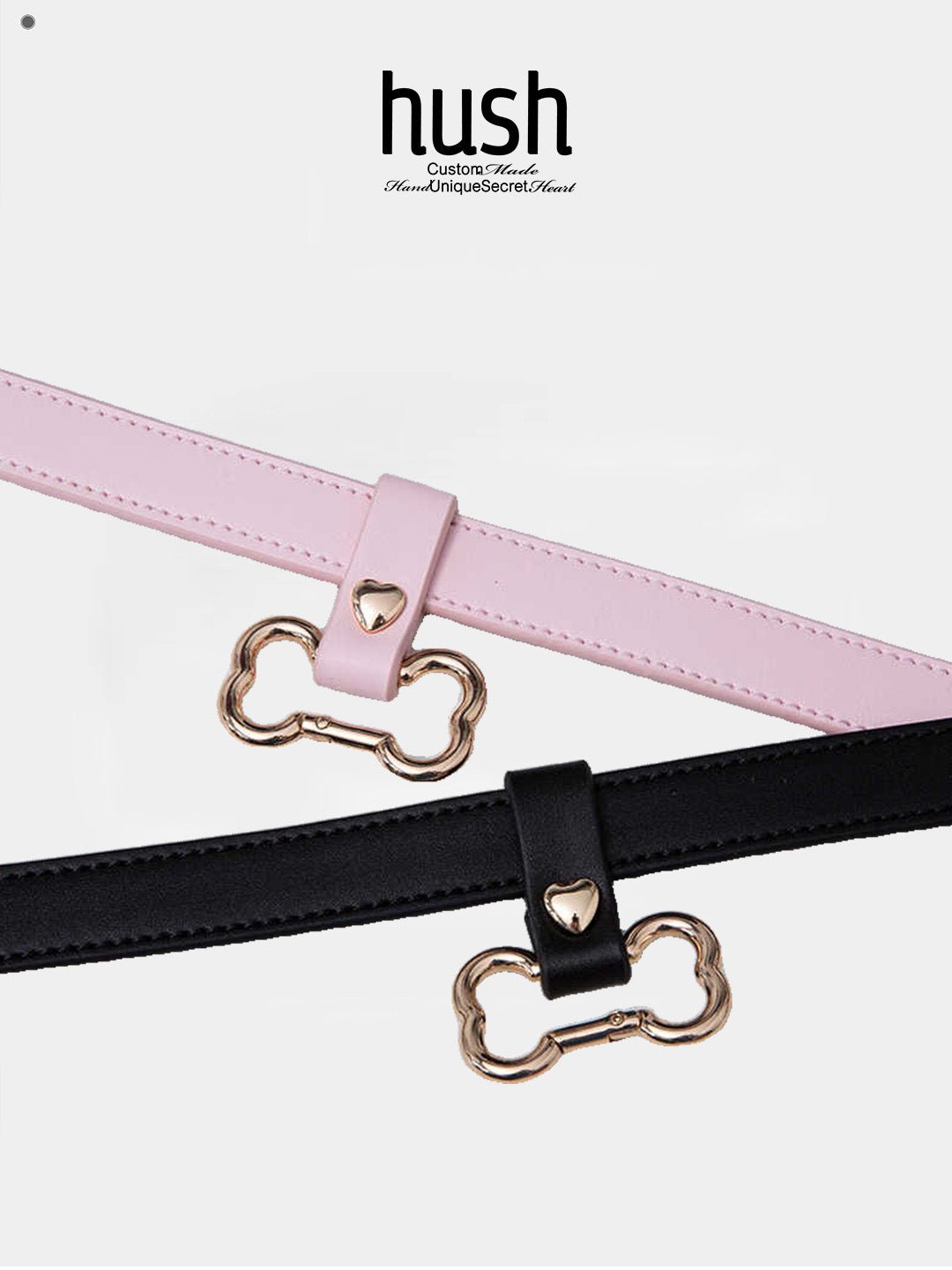 "Bone Bound" Leather Choker - Hush