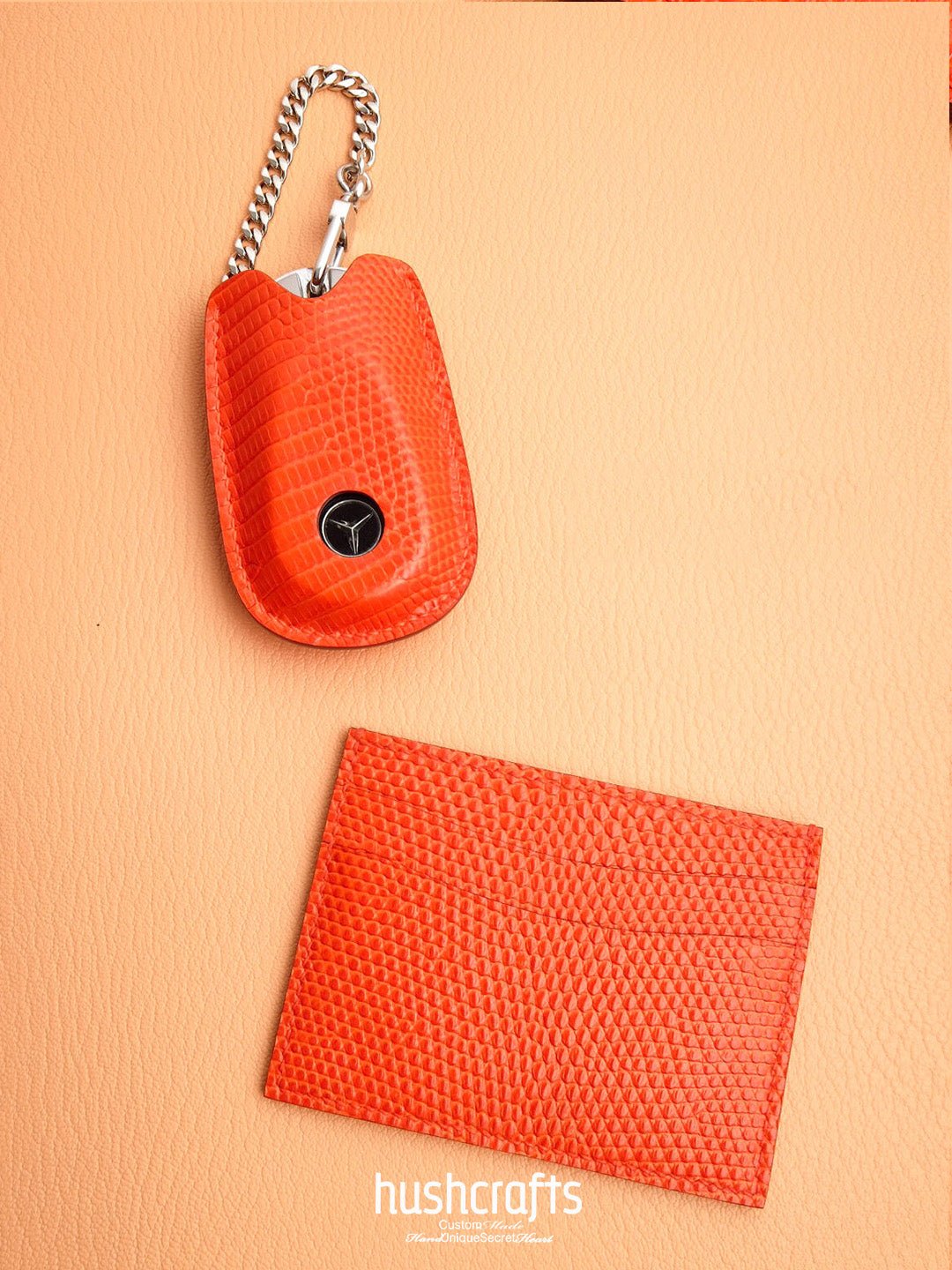 Car Key Leather Case - hushcrafts