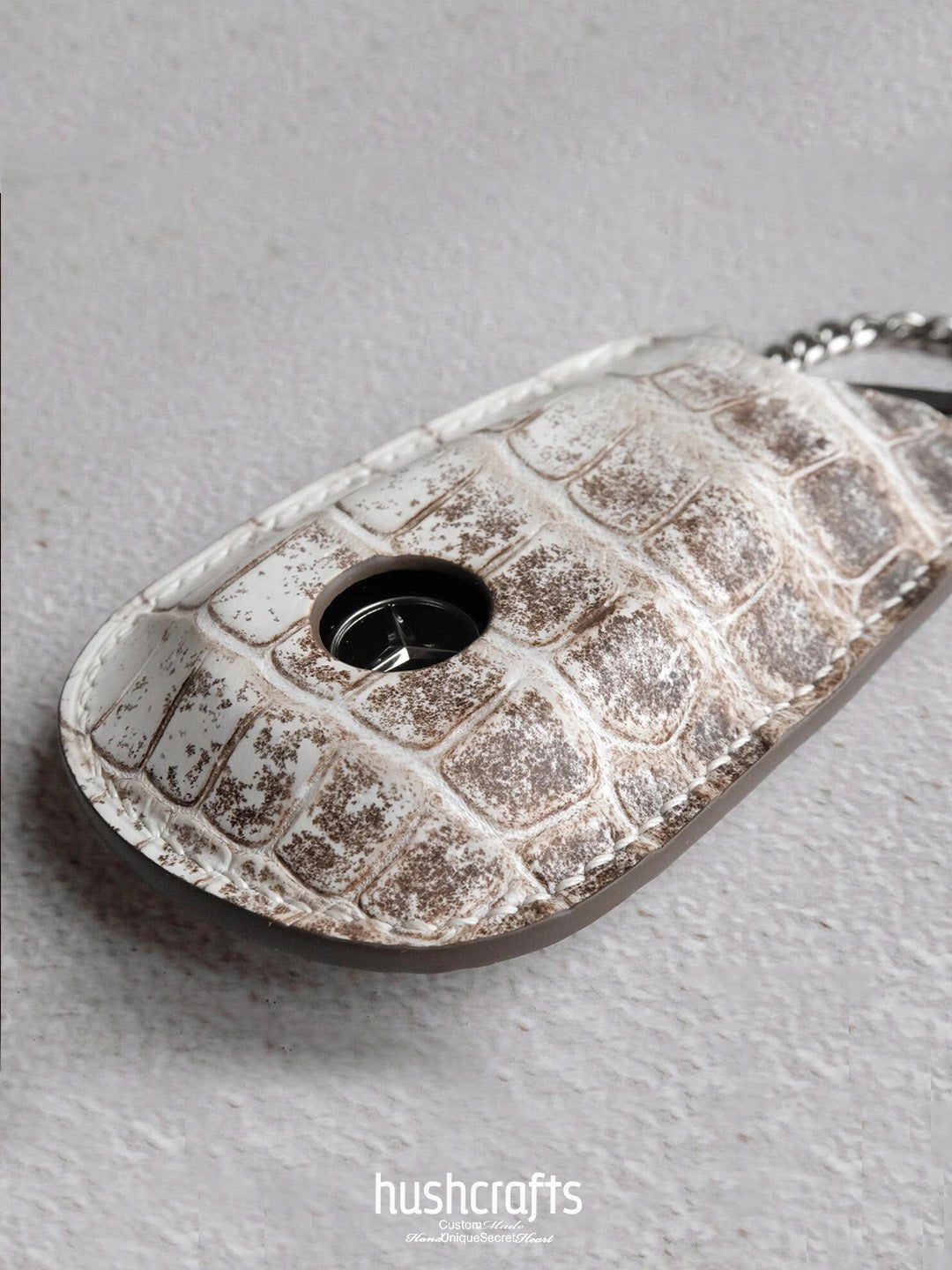 Car Key Leather Case - hushcrafts