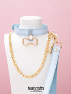 Choker with Bone - Shaped Pendant - hushcrafts