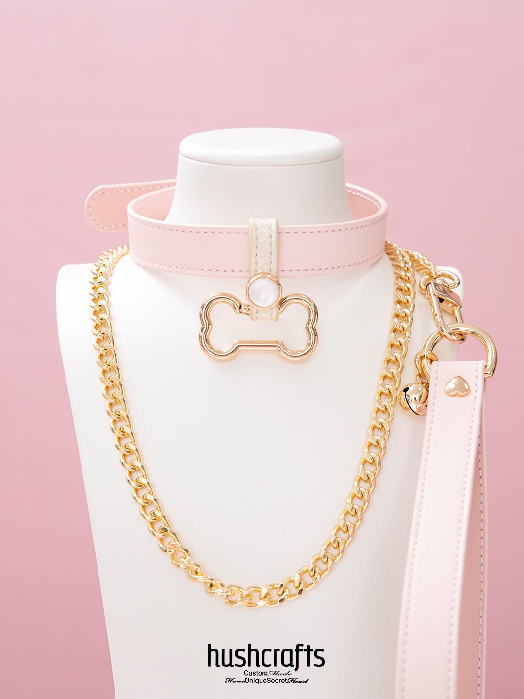 Choker with Bone - Shaped Pendant - hushcrafts