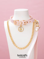 Choker with Paw Print Pendant - hushcrafts