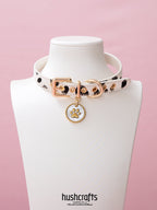 Choker with Paw Print Pendant - hushcrafts