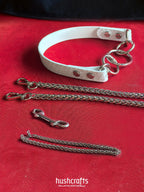 "Control Collar" Premium Leather Choker - hushcrafts