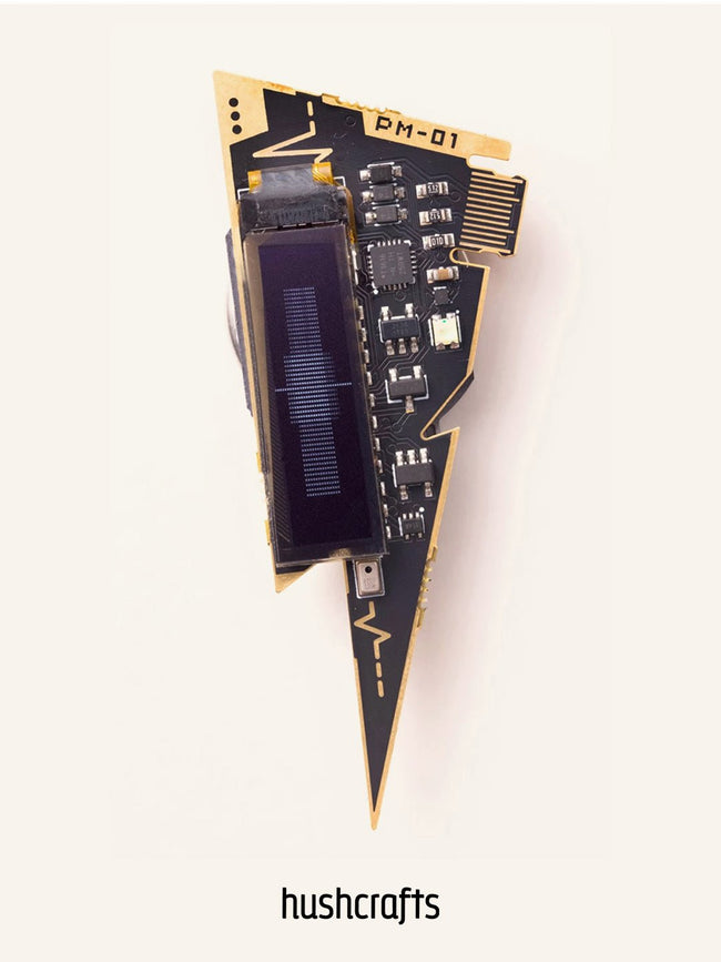 Cyberwave LED Earrings – Reactive Sound Display - Hushcrafts LLC Hover Image