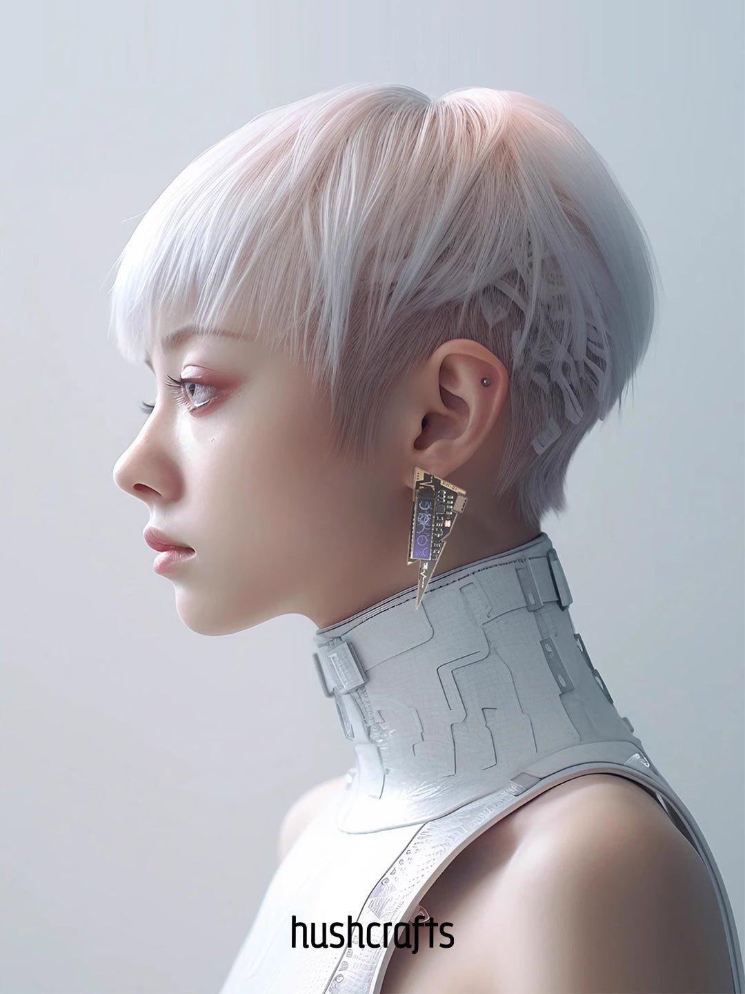 Cyberwave LED Earrings – Reactive Sound Display - hushcrafts