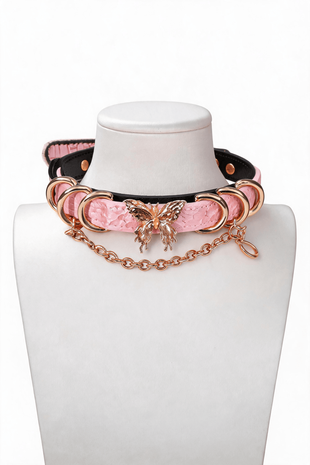 Double-Layer Choker with Butterfly Choker - Hushcrafts LLC