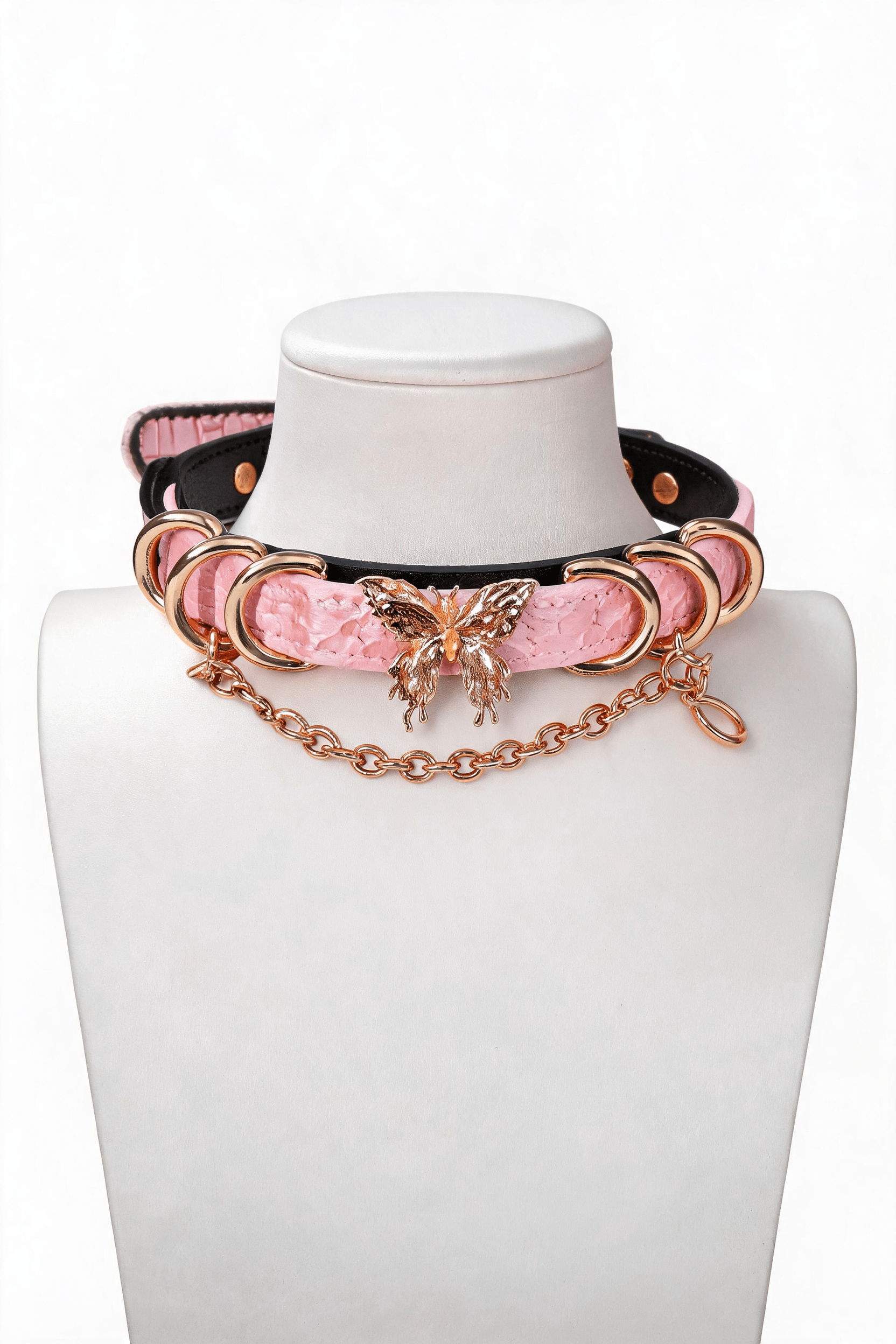 Double-Layer Choker with Butterfly Choker - Hushcrafts LLC