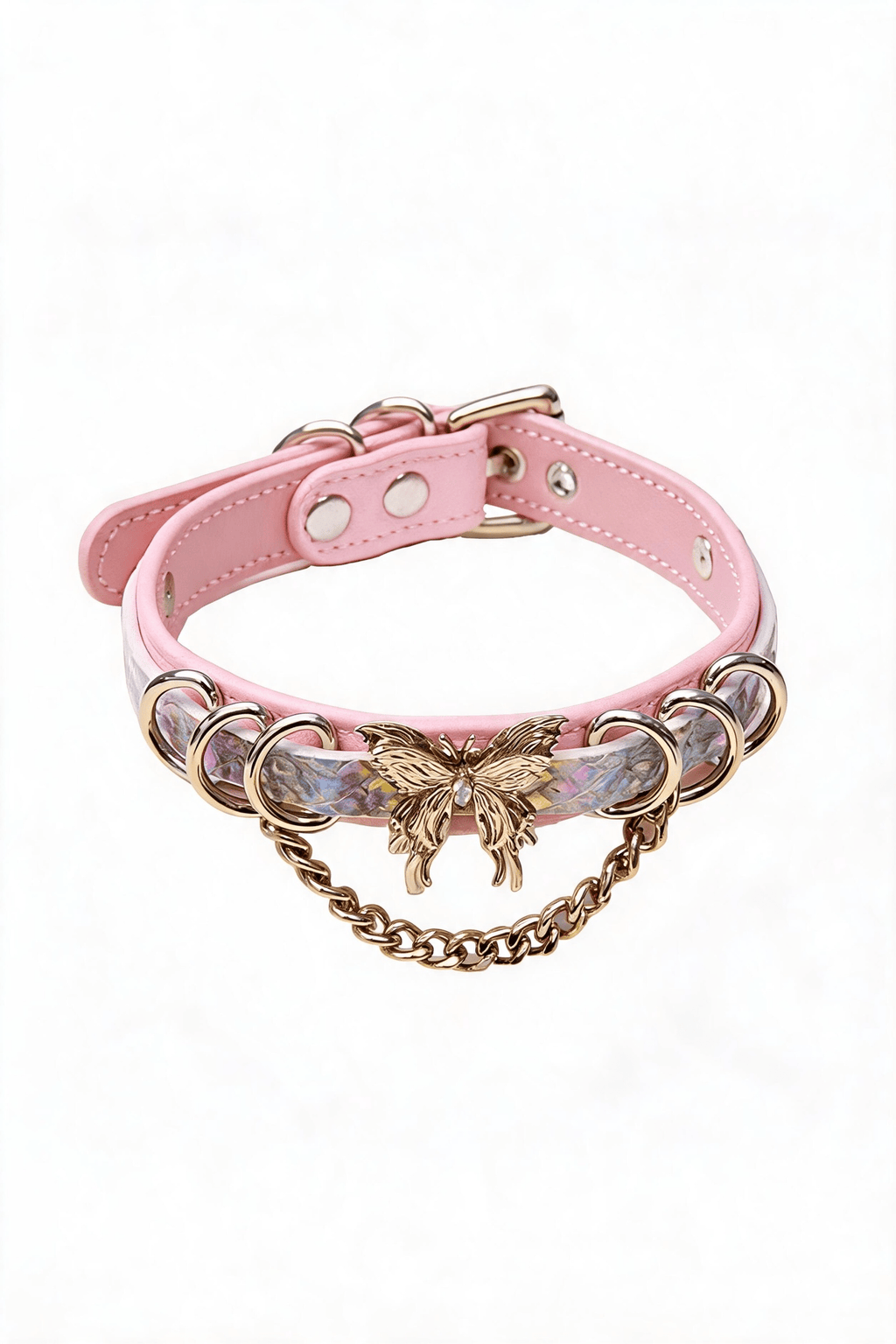 Double-Layer Choker with Butterfly Choker - Hushcrafts LLC