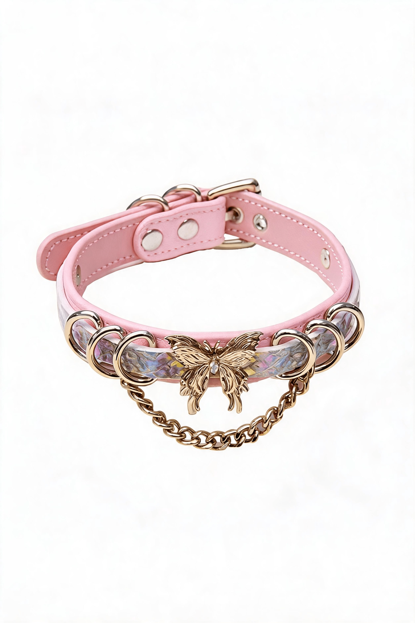 Double-Layer Choker with Butterfly Choker - Hushcrafts LLC