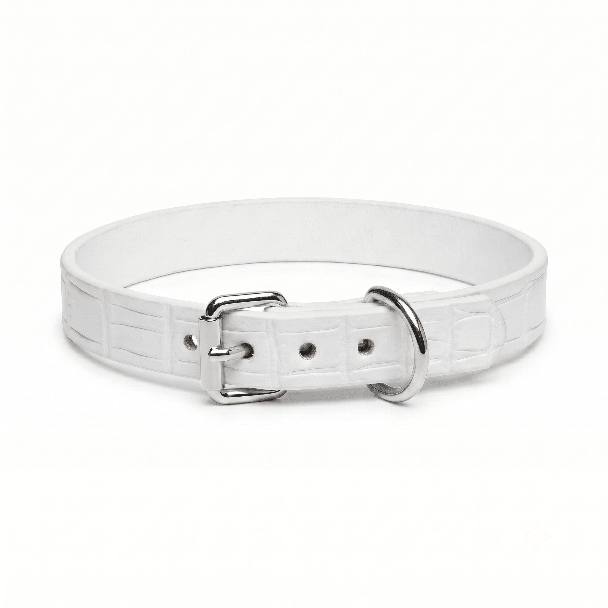 Dual Essence Choker & Bracelet – Crocodile Leather in Black or White | Hushcrafts® - Hushcrafts LLC