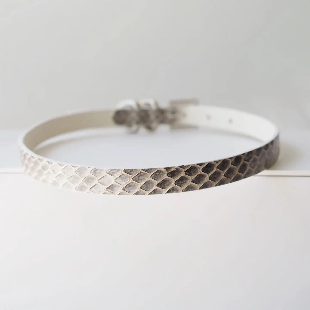 EchoWave II – Snakeskin LED Choker & Bracelet, Custom Engraving | Hushcrafts® - Hushcrafts LLC