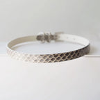 EchoWave II – Snakeskin LED Choker & Bracelet, Custom Engraving | Hushcrafts® - Hushcrafts LLC
