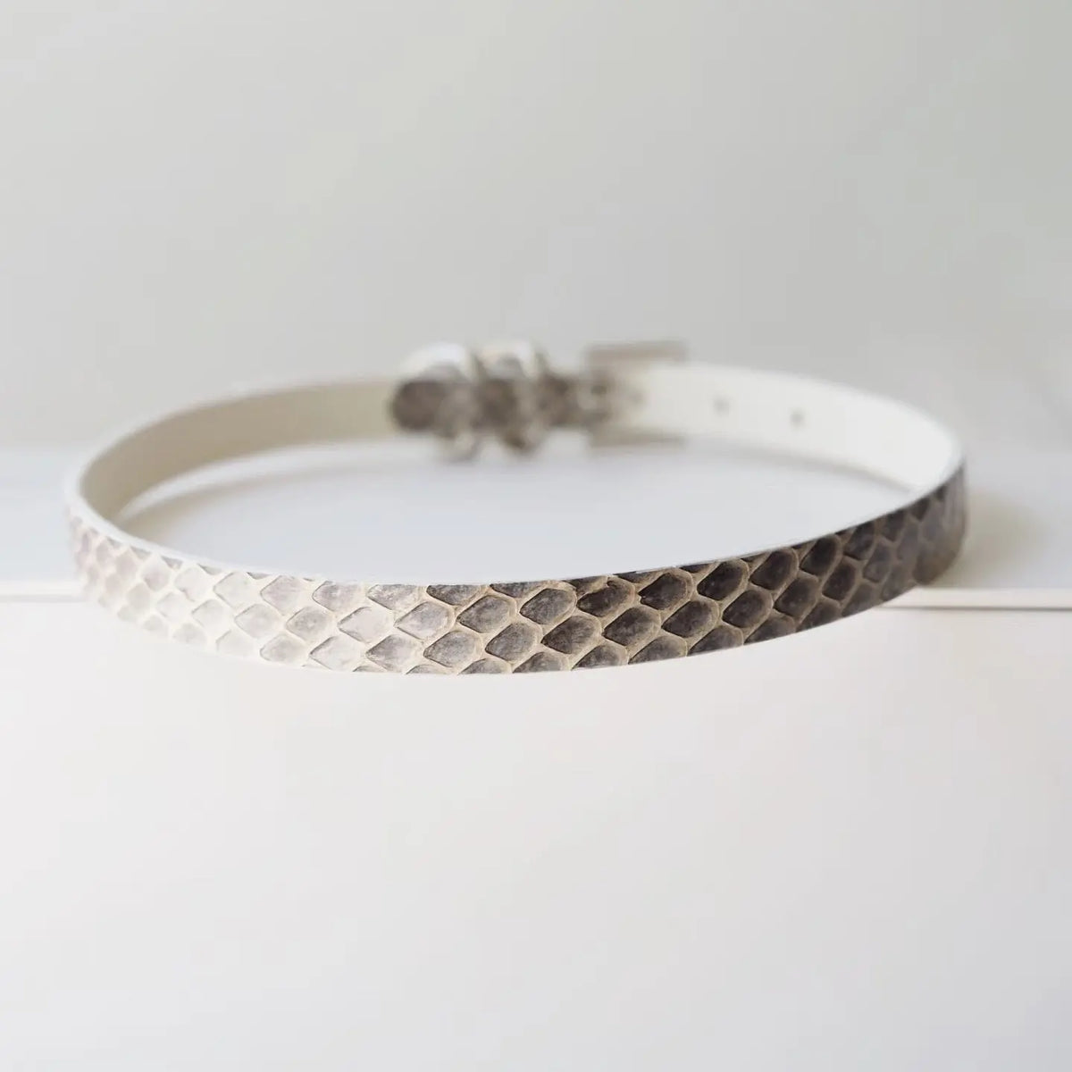 EchoWave II – Snakeskin LED Choker & Bracelet, Custom Engraving | Hushcrafts® - Hushcrafts LLC