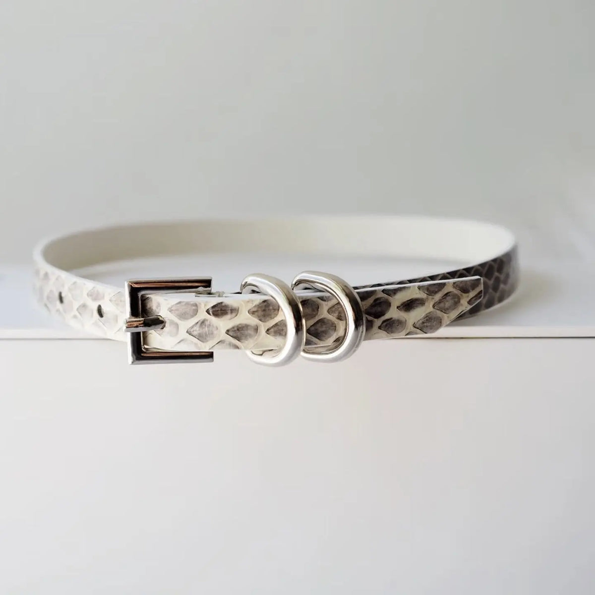 EchoWave II – Snakeskin LED Choker & Bracelet, Custom Engraving | Hushcrafts® - Hushcrafts LLC