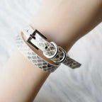 EchoWave II – Snakeskin LED Choker & Bracelet, Custom Engraving | Hushcrafts® - Hushcrafts LLC