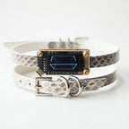 EchoWave II – Snakeskin LED Choker & Bracelet, Custom Engraving | Hushcrafts® - Hushcrafts LLC