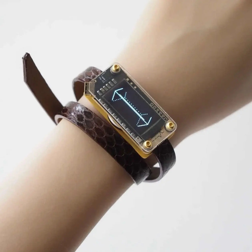 EchoWave II – Snakeskin LED Choker & Bracelet, Custom Engraving | Hushcrafts® - Hushcrafts LLC