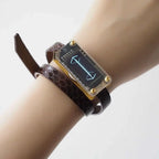 EchoWave II – Snakeskin LED Choker & Bracelet, Custom Engraving | Hushcrafts® - Hushcrafts LLC