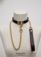"Enchanted Lock" Choker - Kelly Buckle, Luxury Edition - Hushcrafts LLC