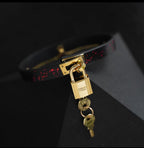 "Enchanted Lock" Choker - Kelly Buckle, Luxury Edition - Hushcrafts LLC